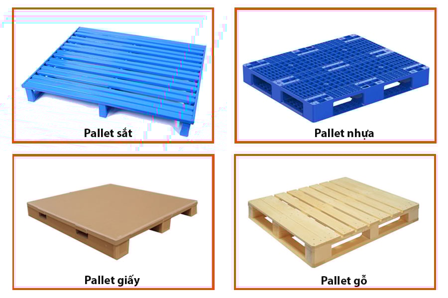 Các loại pallet phổ biến hiện nay
